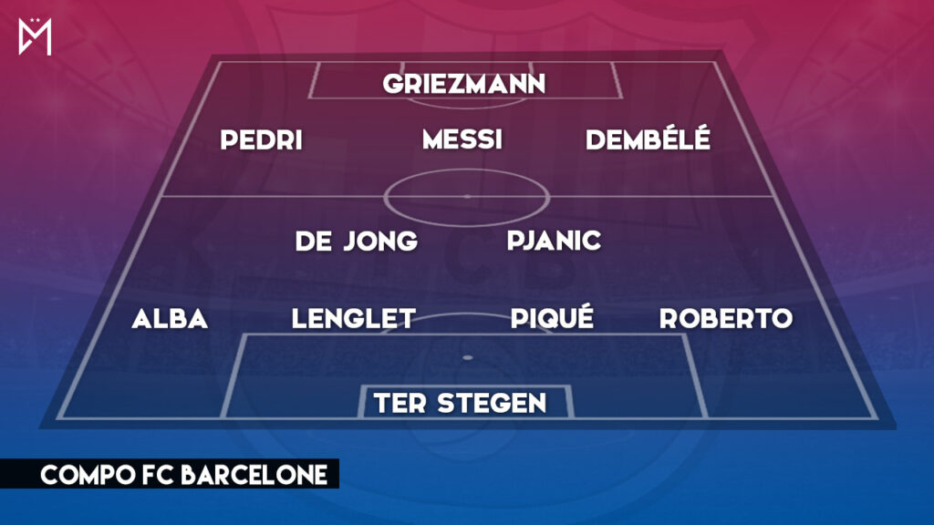 Atlético Madrid - FC Barcelone : les onze de départ probables et les compositions des équipes 10 Barcelone : les onze probables et les compositions des équipes