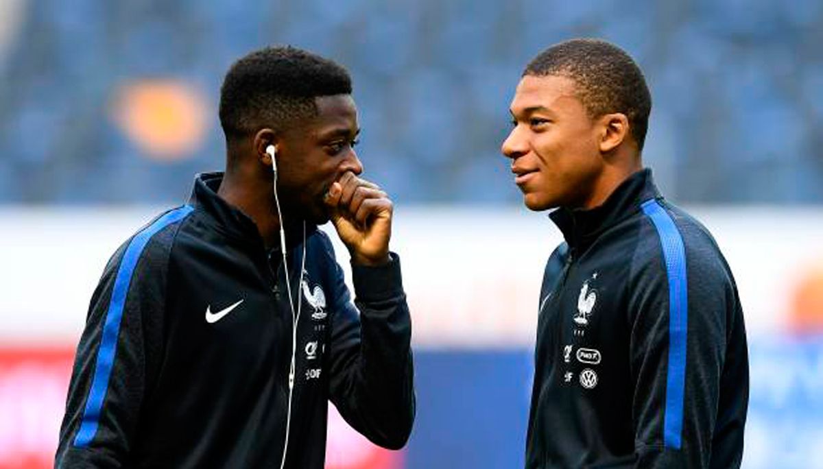 dembele y mbappe son grandes amigos - OnzedAfrik