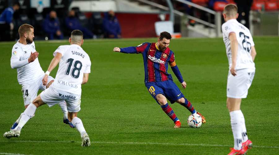 Lionel Messi vs Huesca 1 - Onze d'Afrik