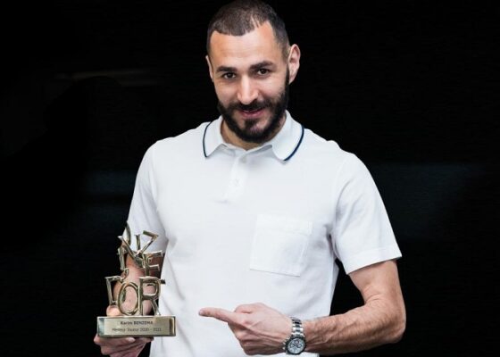 1200 L karim benzema remporte le onze dor du meilleur joueur de la saison - OnzedAfrik