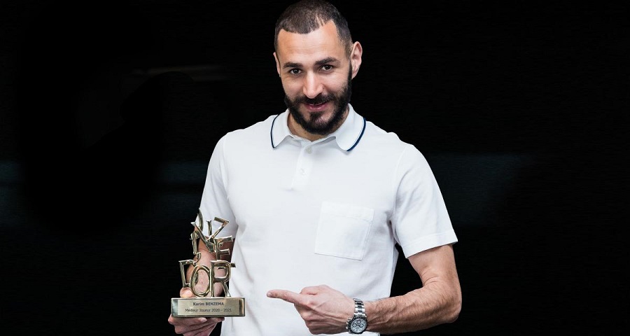 1200 L karim benzema remporte le onze dor du meilleur joueur de la saison - OnzedAfrik