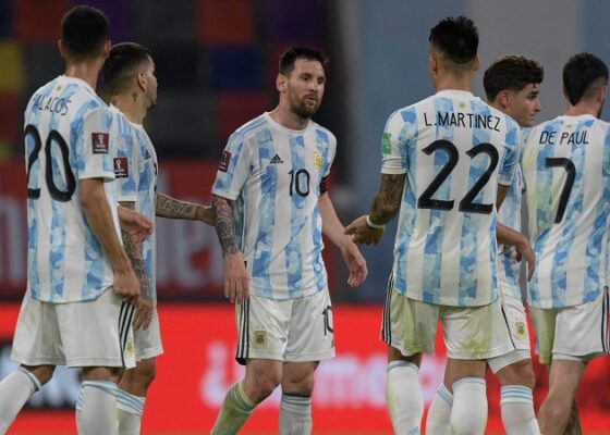 Lionel Messi avec l Argentine 1042214 - OnzedAfrik
