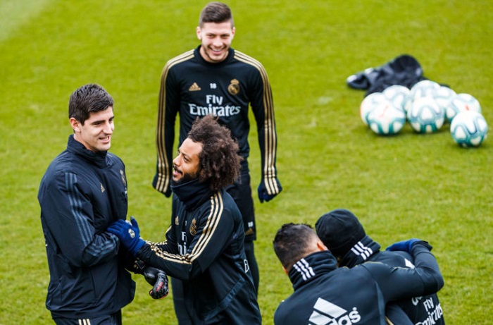 courtois et marcelo - OnzedAfrik