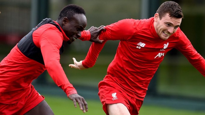 Andy Robertson Sadio Mane - OnzedAfrik