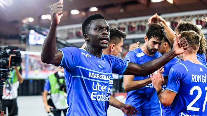 Bamba Dieng apres son double avec l OM 1126552 - OnzedAfrik