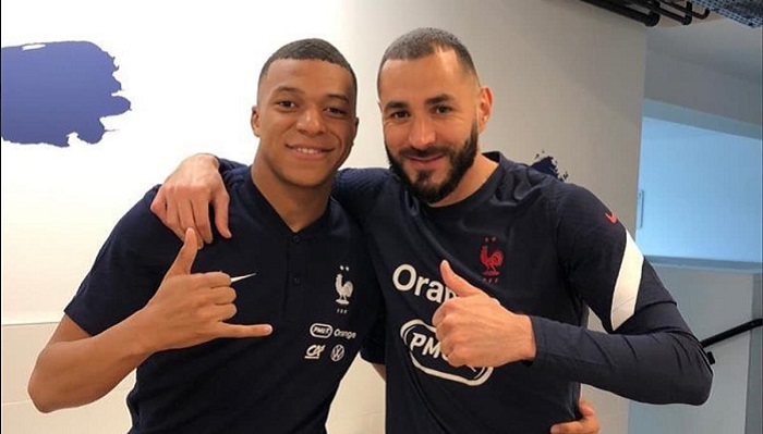 Kylian Mbappe et Karim Benzema 1036689 - OnzedAfrik