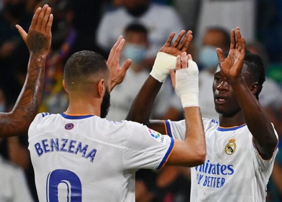 Liga Real Madrid Celta Vigo Benzema Camavinga - Onze d'Afrik