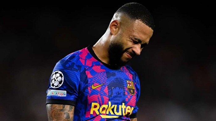 memphis depay barcelona uefa champions league - OnzedAfrik
