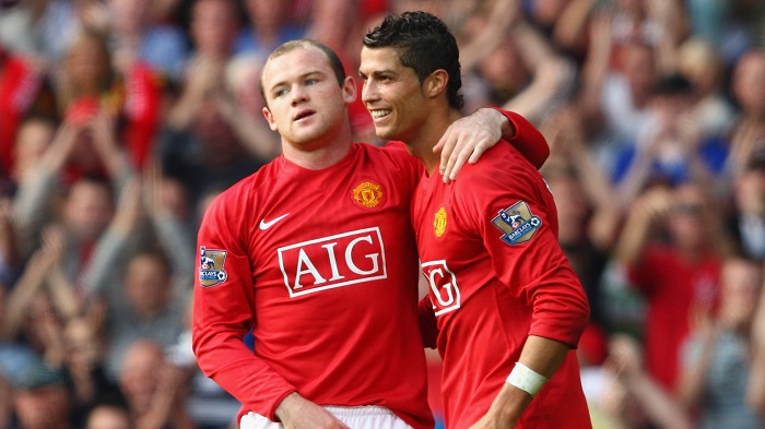 wayne rooney cristiano ronaldo manchester - OnzedAfrik