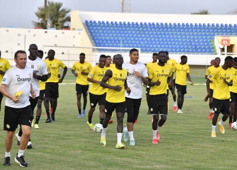 lions du senegal entrainement 1 - Onze d'Afrik - L'actualité du football