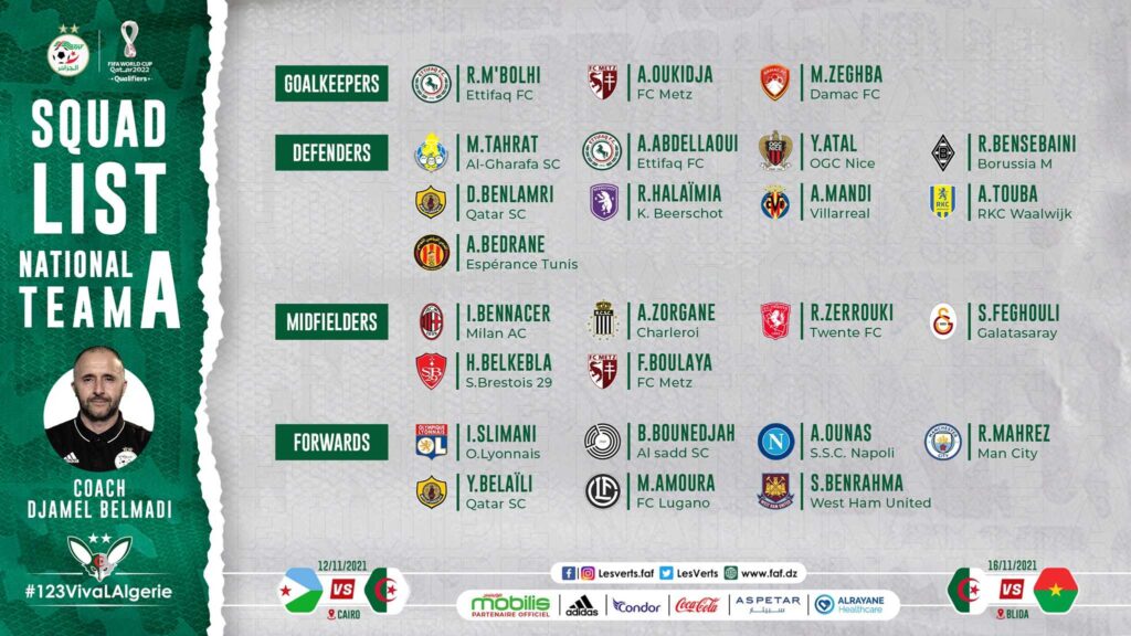 Algérie : Djamel Belmadi dévoile sa liste pour la finale contre le Burkina Faso 11 254262878 302752598519336 8924356045179898249 n - OnzedAfrik
