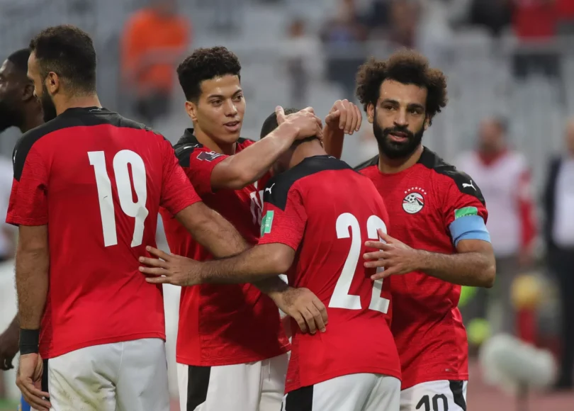 Mohamed Salah of Egypt celebrates - Onze d'Afrik