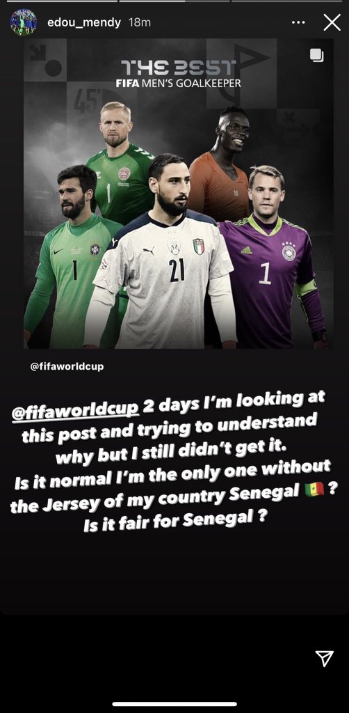 The Best 2021 : la colère d'Edouard Mendy contre la FIFA 11 - OnzedAfrik