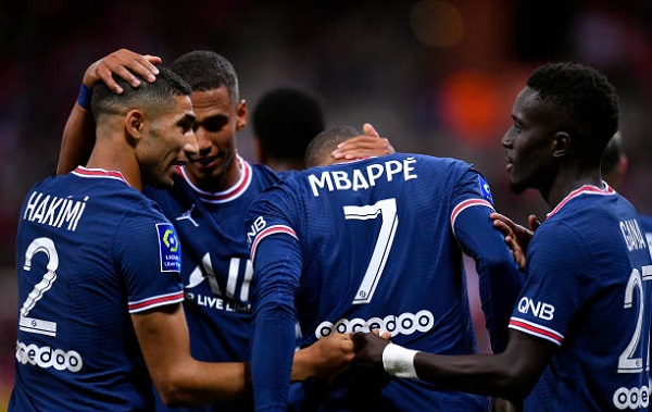 Idrissa Gueye et Hakimi PSG - OnzedAfrik