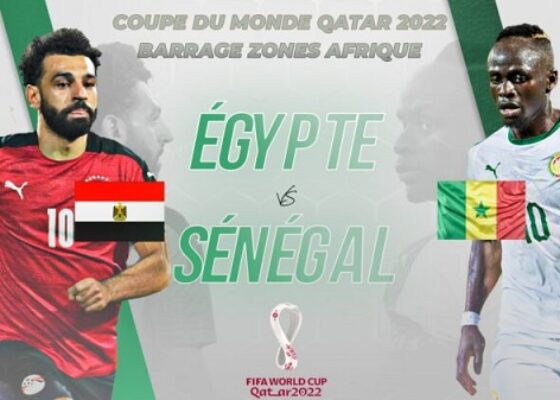 Senegal vs Egypte Coupe du monde barrages - OnzedAfrik