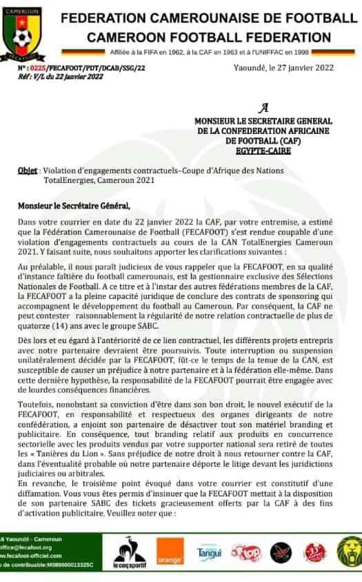 La situation est tendue entre la Fecafoot et la CAF, Samuel Eto'o menace l'instance 14 273889627 4965496163510955 3067422693639661109 n - OnzedAfrik