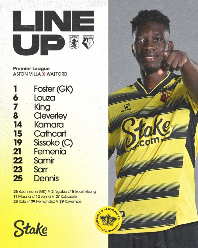 Watford : Ismaila Sarr et les Hornets pour se relancer à Aston Villa 11 FL9j16iWQAgFh5R - OnzedAfrik