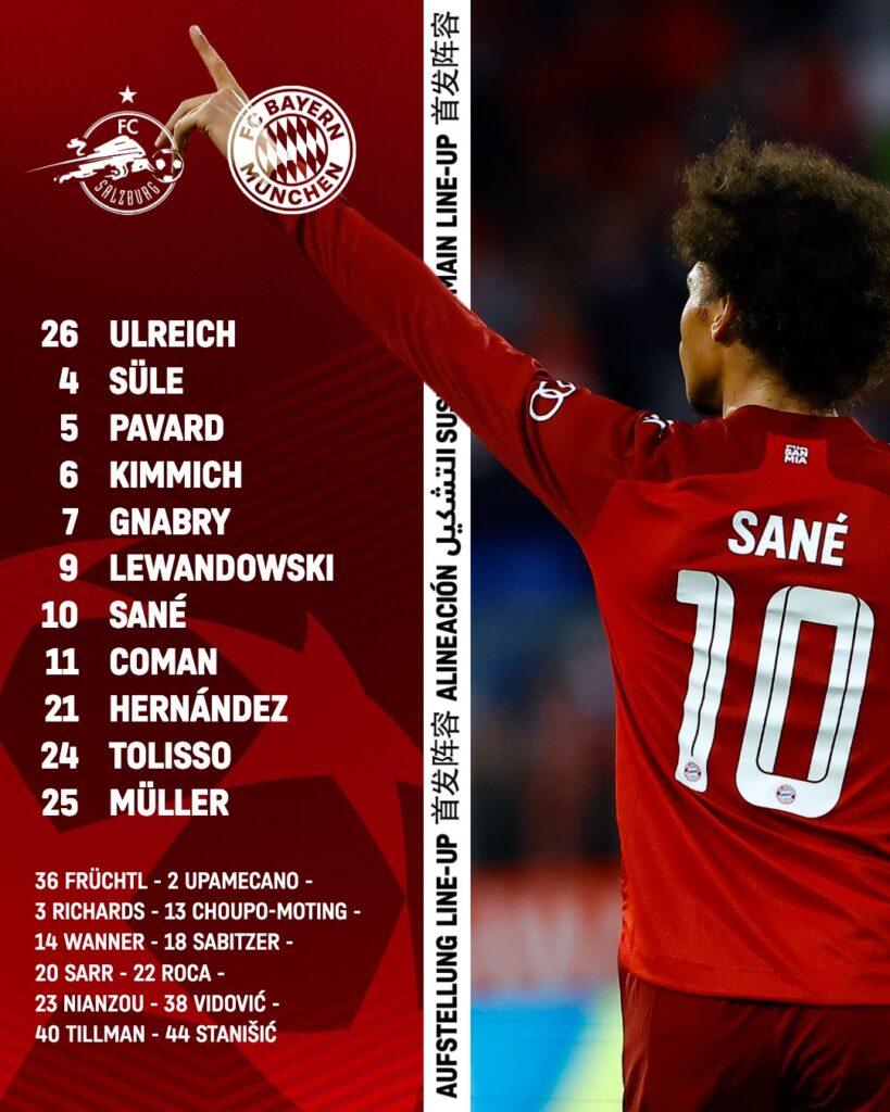 Bayern Munich : Bouna Sarr remplaçant face à Salzburg ! 11 FLvS7FmXsAAId5z - OnzedAfrik