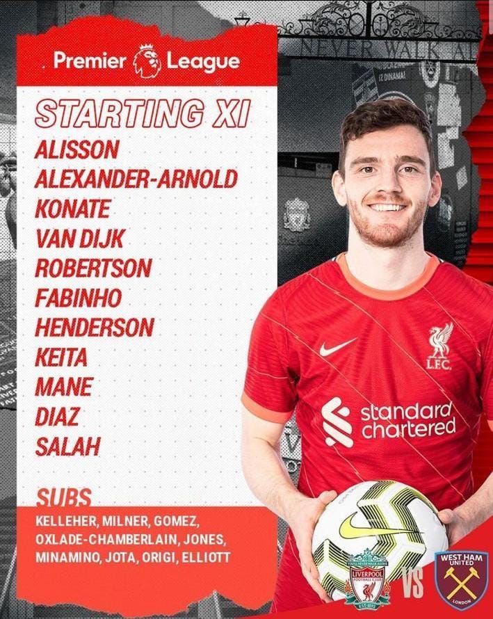 Liverpool : Sadio Mané démarre en pointe face à West Ham ! 11 FNGZvCkWUAkM1ag - OnzedAfrik