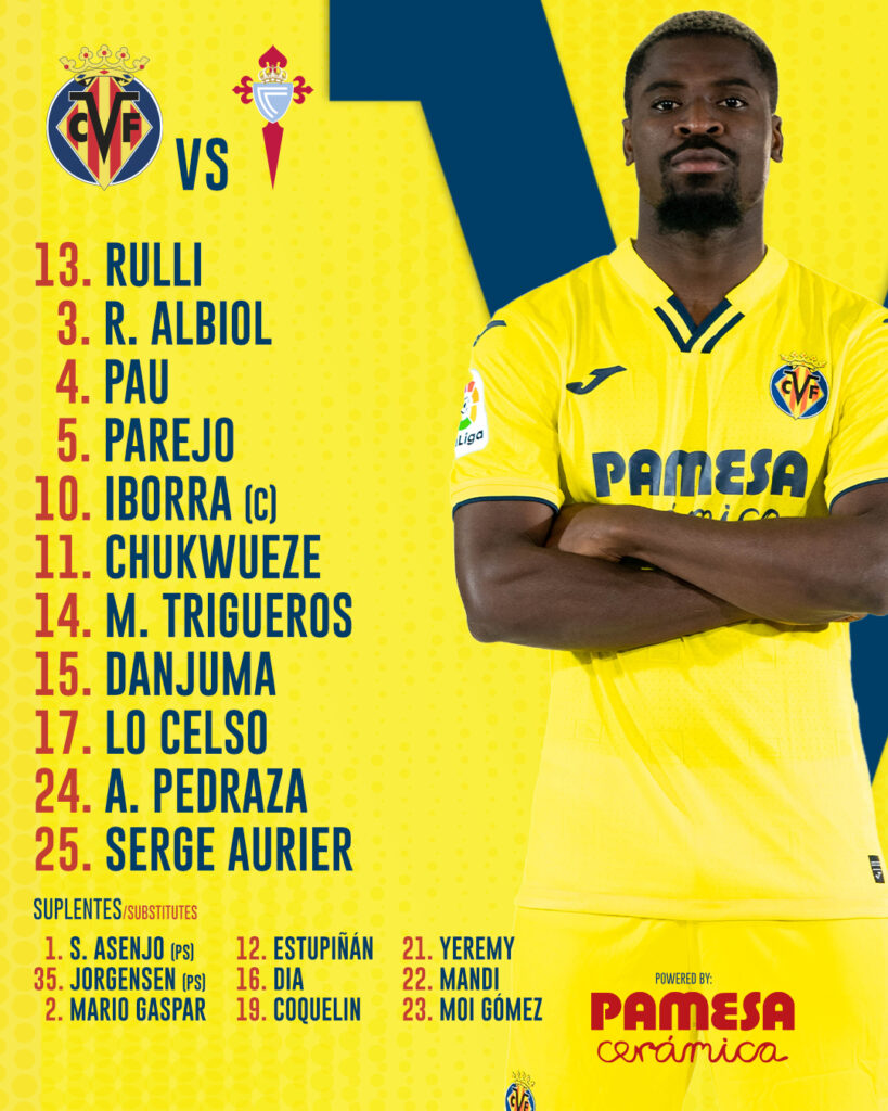 Boulaye Dia remplaçant, Aurier et Chukwueze titulaires... la compo du Villarréal face au Celta ! 11 FNqSO2PXsAE5npY - OnzedAfrik