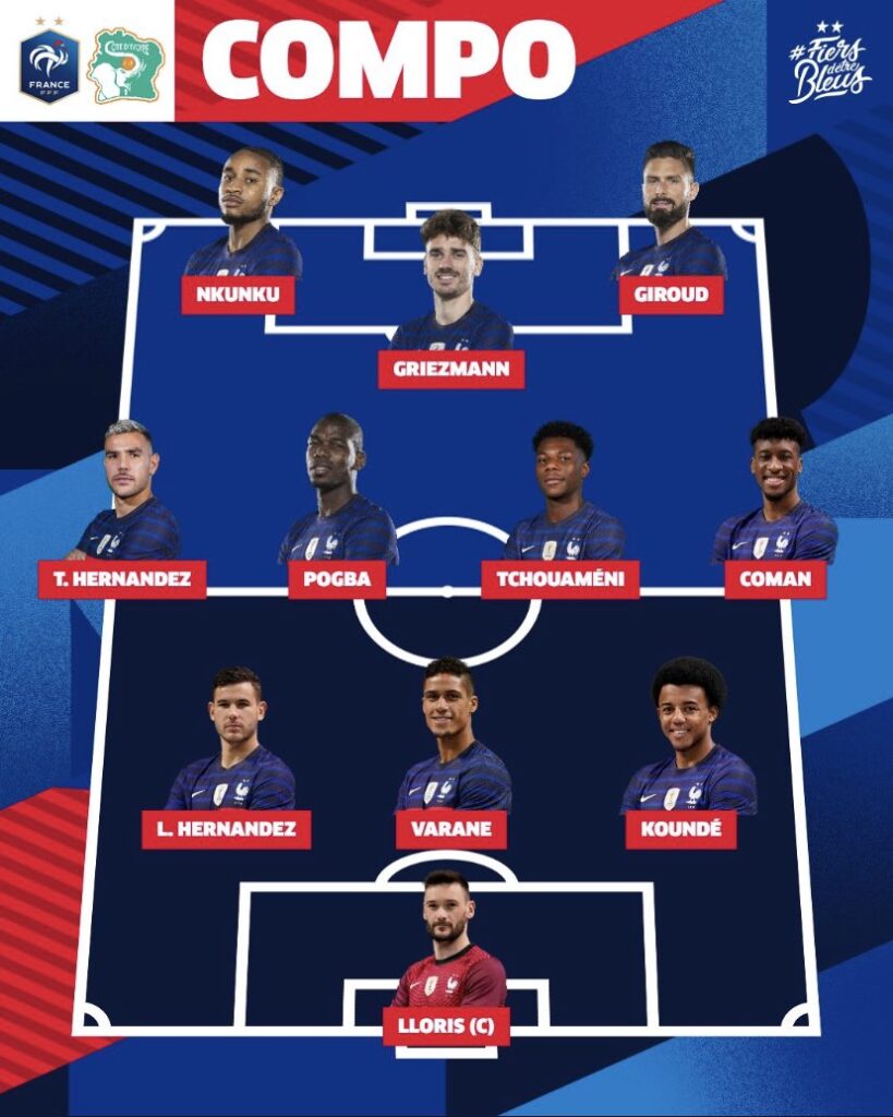 France - Cote d'Ivoire : Les compositions officielles 14 FOuAA zWUAYjoA1 - OnzedAfrik