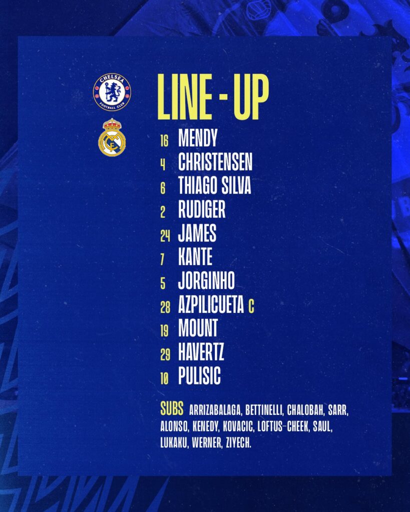 Ligue des Champions : Edou Mendy titulaire, Ziyech sur le banc, les compos Chelsea-Real Madrid 14 FPrcM67XsAoqXz5 - OnzedAfrik