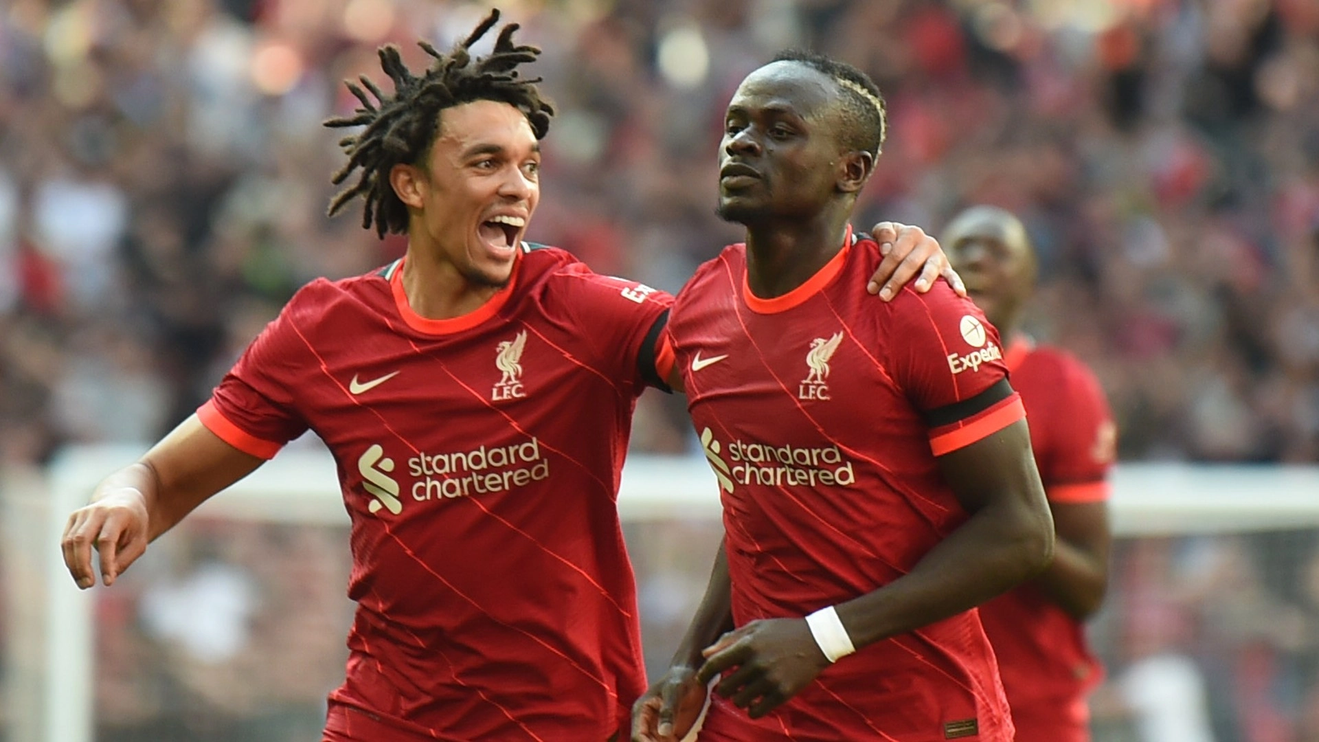 Trent Alexander Arnold Sadio Mane Liverpool 2021 22 - OnzedAfrik