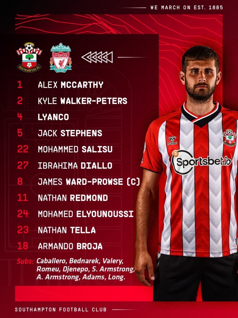 Les compos officielles de Southampton - Liverpool sans Salah ni Sadio Mané ! 14 FS jshjXoAAh4fj - OnzedAfrik