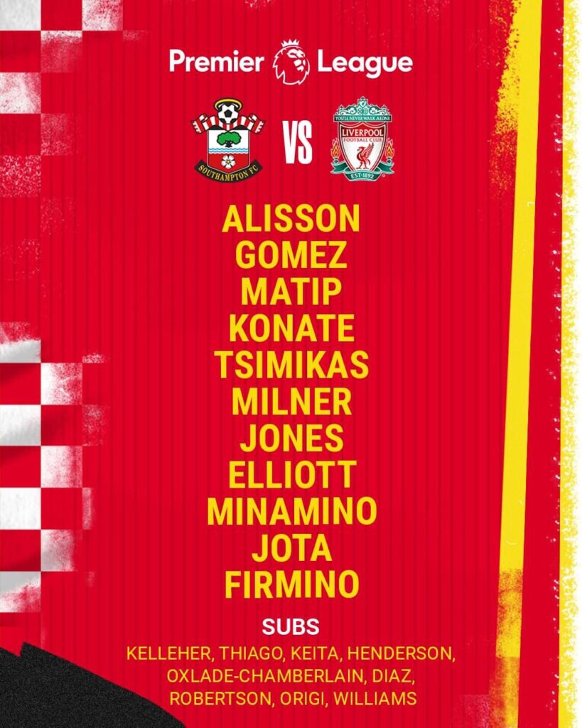 Les compos officielles de Southampton - Liverpool sans Salah ni Sadio Mané ! 15 FS pxEuXwAABzSt - OnzedAfrik