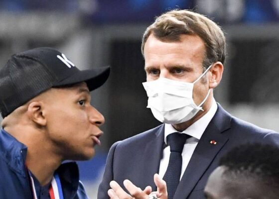 Kylian Mbappe et Emmanuel Macron - Onze d'Afrik - L'actualité du football