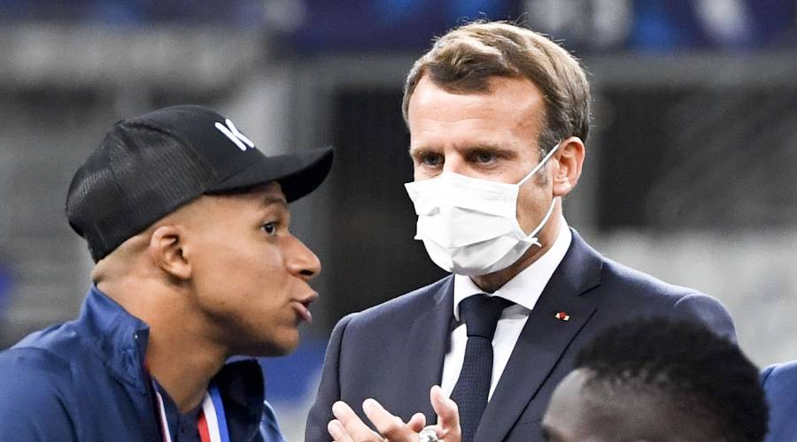 Kylian Mbappe et Emmanuel Macron - OnzedAfrik