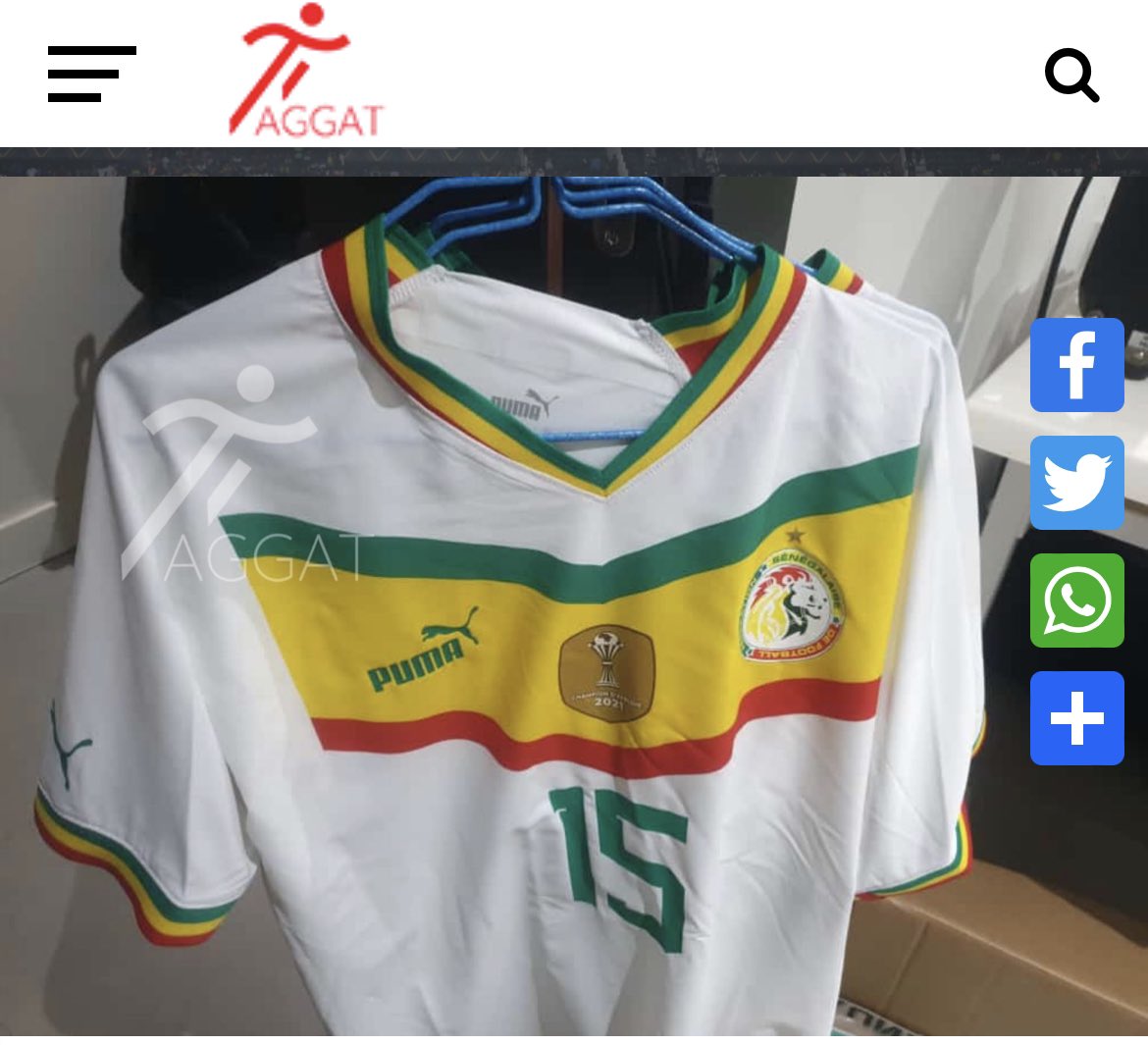 CAN 2023 (Q) : un maillot spécial pour le Sénégal face au Bénin (images) 11 FUa064PXwAAmirb - OnzedAfrik