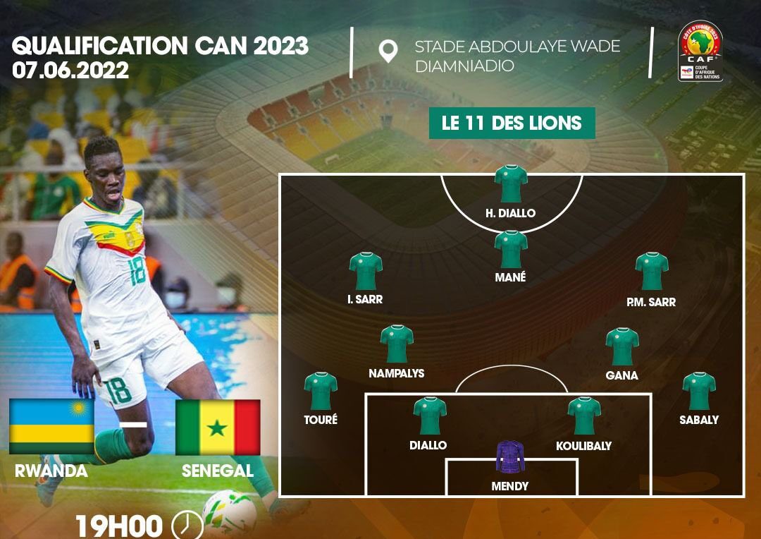 Rwanda - Sénégal : La compo officielle des Lions, Aliou Cissé défie les pronostics ! 11 FUqZZTlXEAAVg6R e1654623188693 - OnzedAfrik