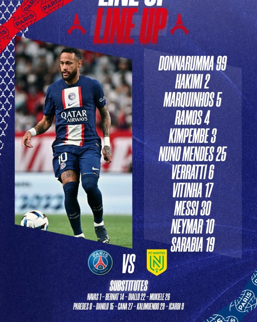 Trophée des Champions, PSG-Nantes : Idrissa Gueye et Abdou Diallo laissés sur le banc ! 14 FZAu52SXkAADWmU - OnzedAfrik