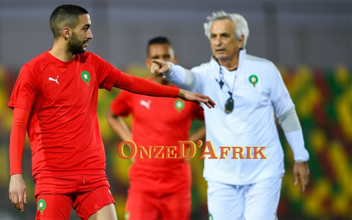 Hakim Ziyech Maroc Vahid Halilhodzic - OnzedAfrik
