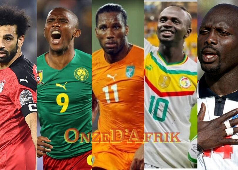 Salah Etoo Drogba Mane Weah - Onze d'Afrik - L'actualité du football