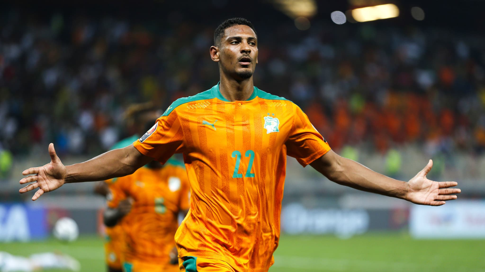 Sebastien Haller pendant la CAN avec la Cote d Ivoire le 20 janvier 2022 1370753 - OnzedAfrik
