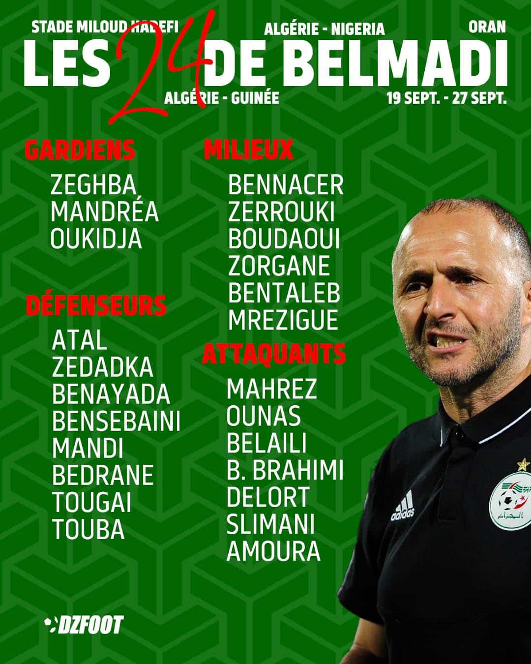 Mahrez de retour, d'autres stars zappées, la liste de l'Algérie dévoilée 11 Fc2e5OGWQAI Am3 - OnzedAfrik