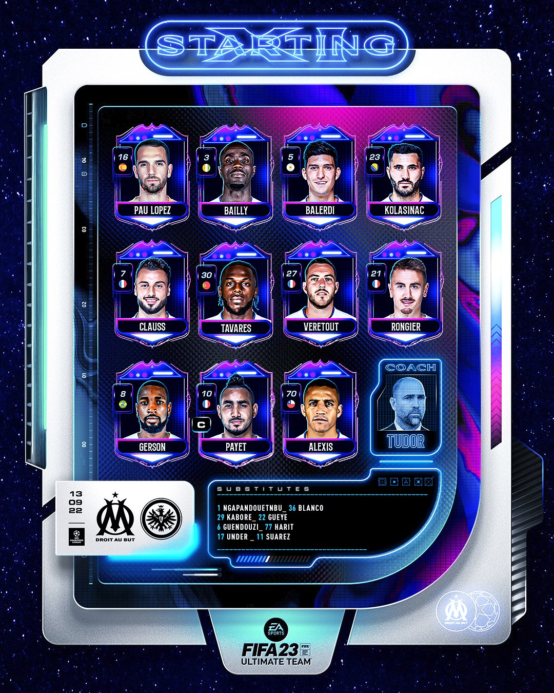 Pape Gueye sur le banc, Eric Bailly aligné d'entrée... la compo de l'OM face à Frankfurt 11 FcjZss7WYAIS62h - OnzedAfrik