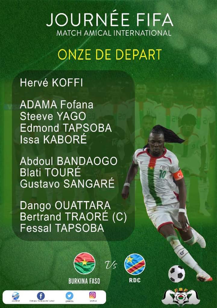 RD Congo - Burkina Faso : Les compositions officielles 15 FdWUbHIXoAAjj z - OnzedAfrik