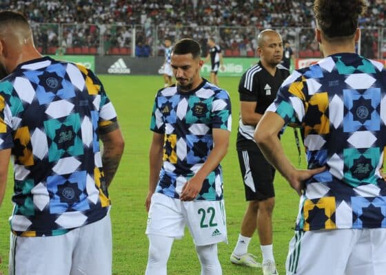 Le maillot d entrainement de l Algerie qui faut polemique au Maroc 1501012 - OnzedAfrik