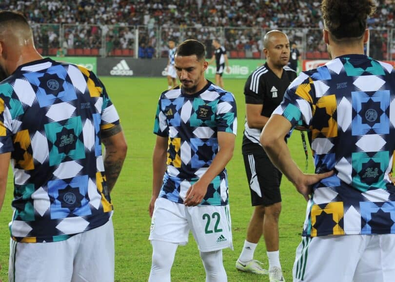 Le maillot d entrainement de l Algerie qui faut polemique au Maroc 1501012 - Onze d'Afrik