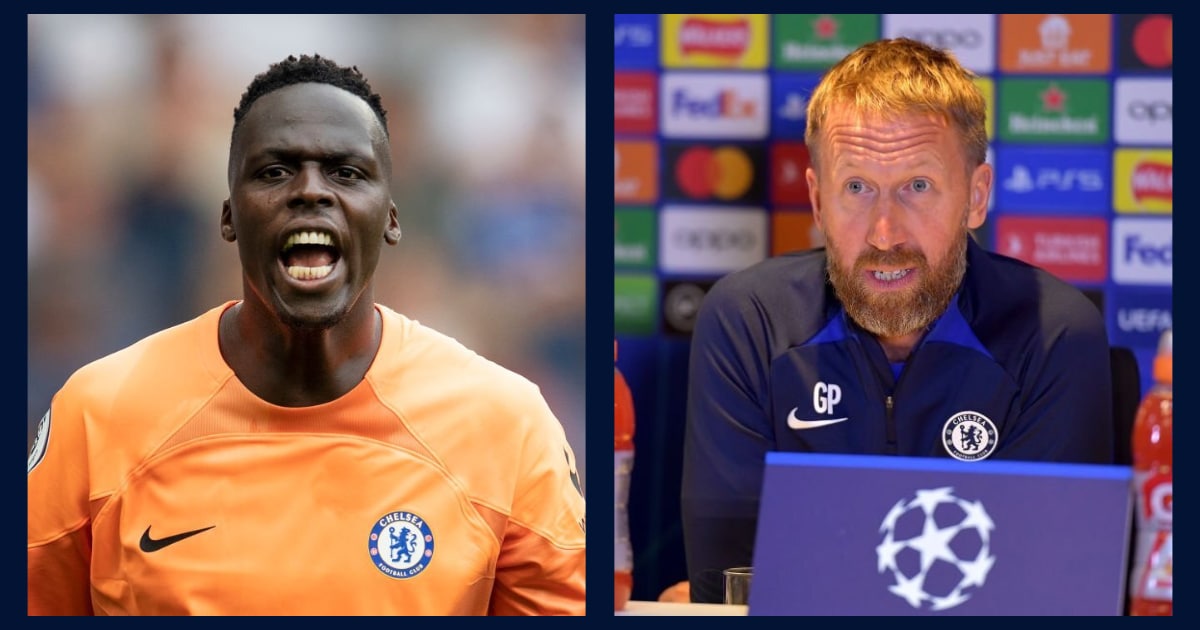 Edou Mendy Graham Potter Chelsea - OnzedAfrik