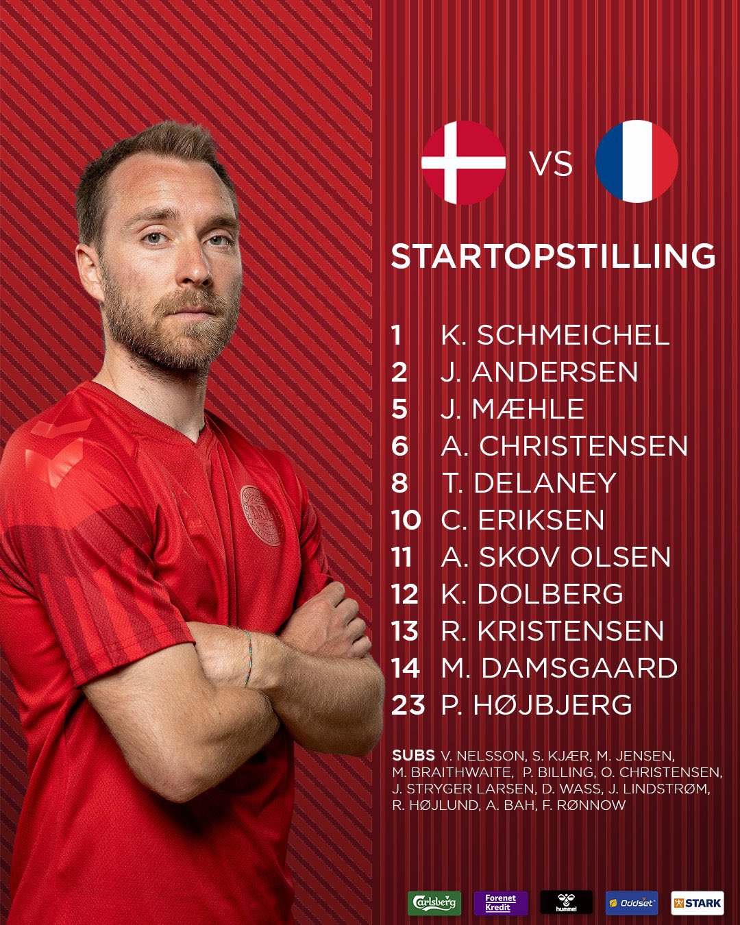 France - Danemark : Les compos officielles de la revanche 15 FdhUj1PXEAAjR9f - OnzedAfrik