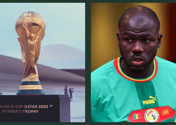 Kalidou Koulibaly World Cup Trophy - OnzedAfrik