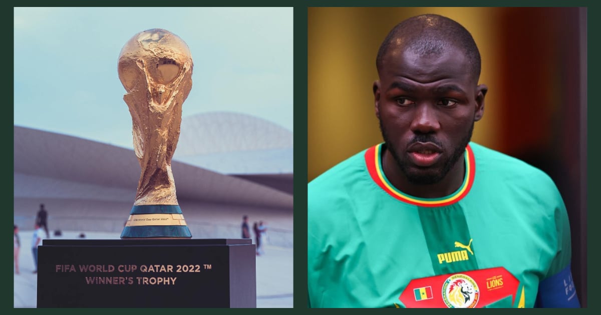 Kalidou Koulibaly World Cup Trophy - OnzedAfrik
