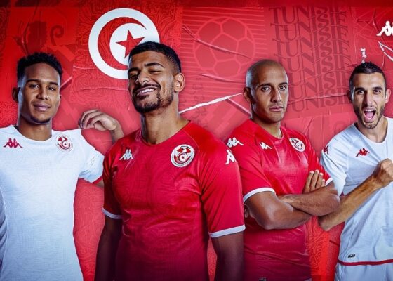 maillot tunisie 2022 2023 domicile exterieur kappa - OnzedAfrik