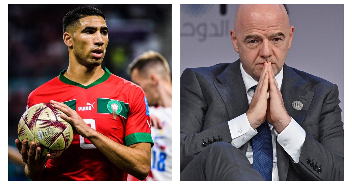 Achraf Hakimi Infantino - OnzedAfrik