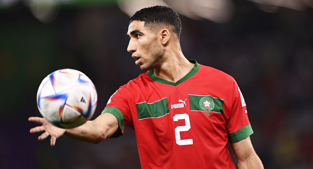 Achraf Hakimi Maroc PSG - OnzedAfrik