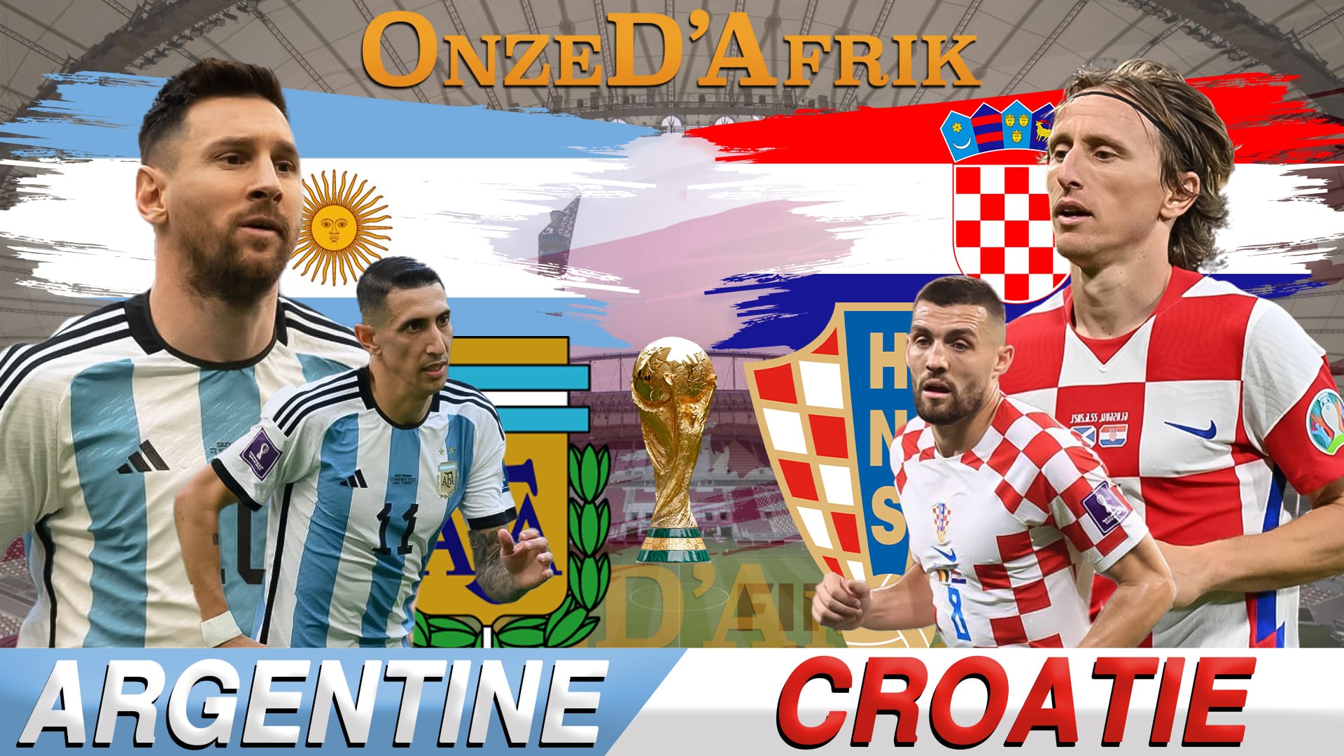 Argentine vs Croatie - Onze d'Afrik